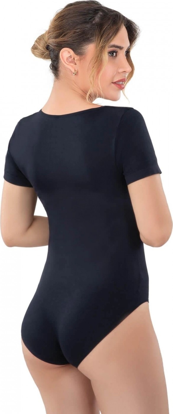 Hace Bazaar Marsilyan™ Siyah Mı 1926 Soft Yarım Kollu Body görsel 2