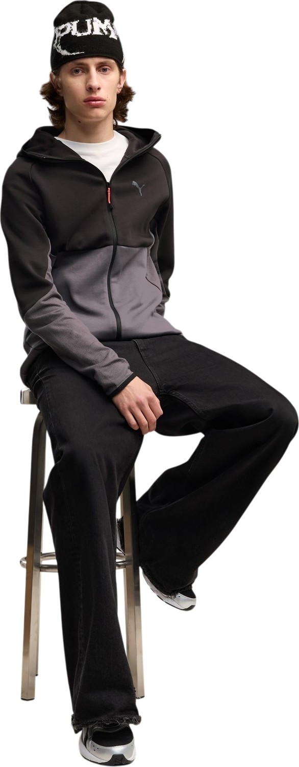 Pumatech Full-Zip Hoodie Gri Erkek Sweatshirt görsel 3