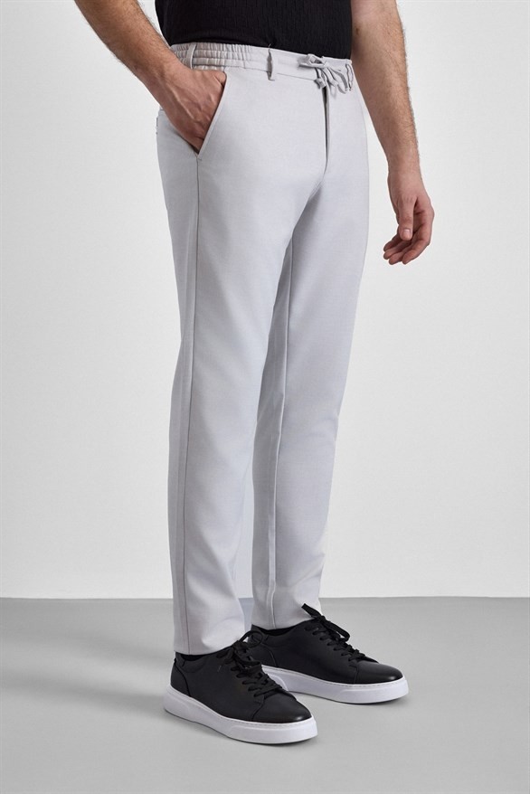 Süvari Lacivert Slim Düz Jogger Pantolon görsel 3