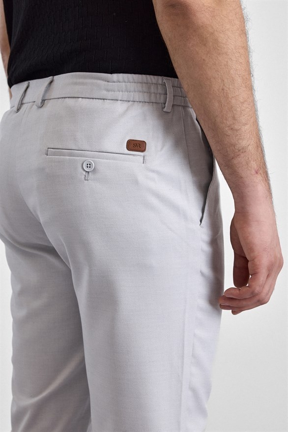 Süvari Lacivert Slim Düz Jogger Pantolon görsel 4
