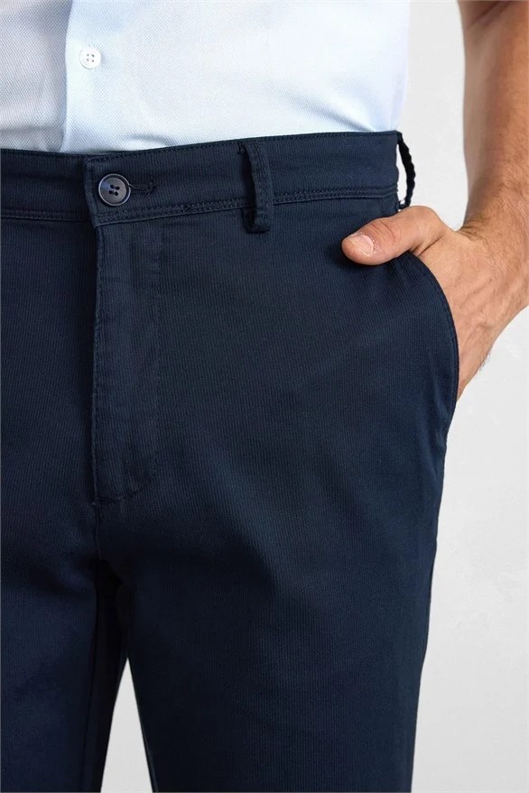 Süvari Siyah Regular Casual Pantolon görsel 2