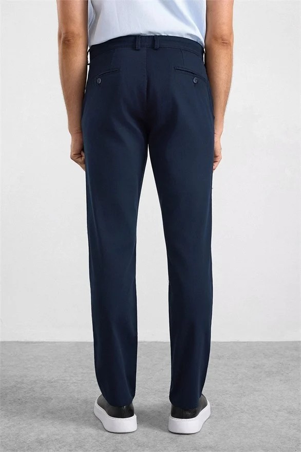 Süvari Siyah Regular Casual Pantolon görsel 4