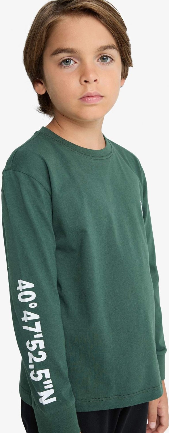 DeFacto %100 Pamuklu Baskılı Pijama Takımı Erkek Çocuk F3346A825WN görsel 3