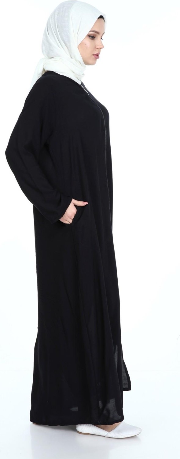 Likapa Fermuarlı Viskon Namaz Elbisesi görsel 3