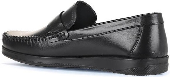 Bueno Shoes Siyah Deri Erkek Loafer 21Ma122 görsel 4