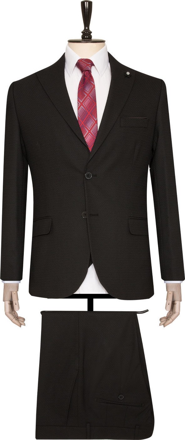 Süvari Yelekli Slim Fit Takım Elbise