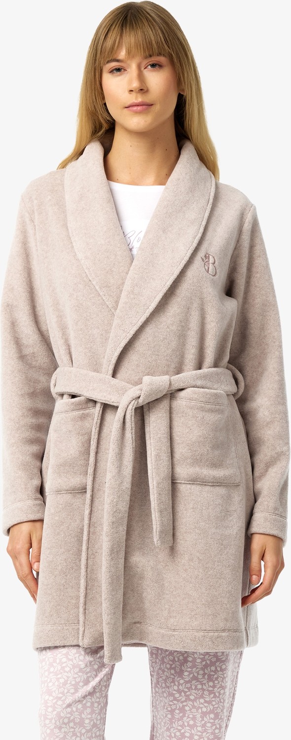 Blackspade Kadın Polar Sabahlık 52251 - Krem görsel 3