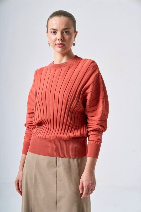 Nuss 202 Beli Lastikli Triko Tunik görsel 3
