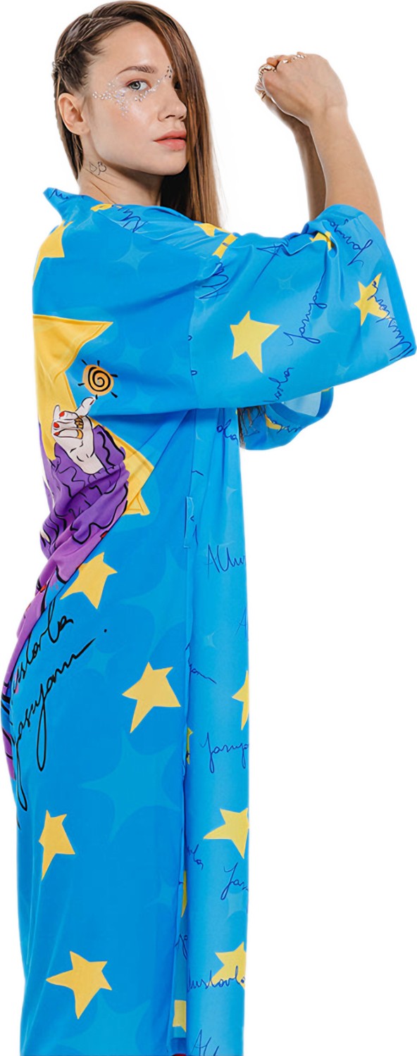 Anason İşleri Başımda Tacım Kimono Unisex görsel 3