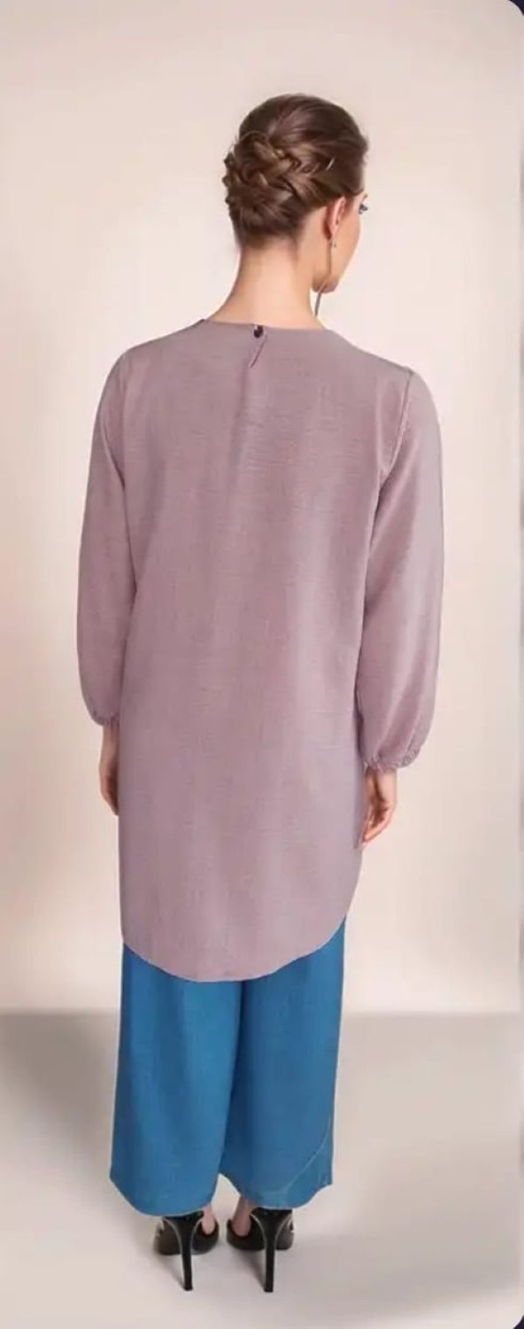 SSO Kadın Tunik Ip ve Düğme Detay (Ön Kısım Düğme ile Açılmaz Modeli Bu Şekilde) görsel 3