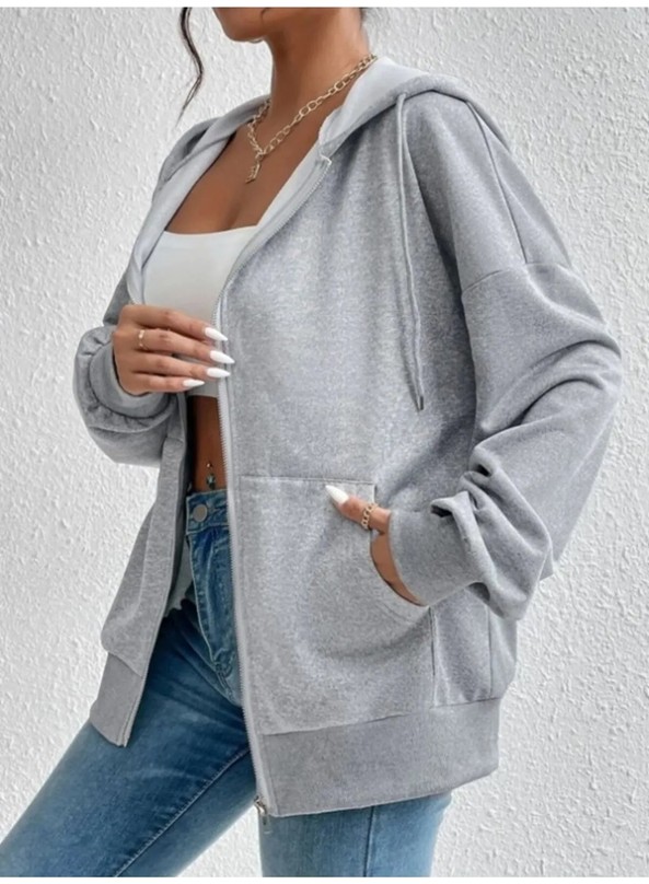 Pandy 2'li Siyah ve Gri Renk Fermuarlı Mevsimlik Hırka / Sweatshirt görsel 8