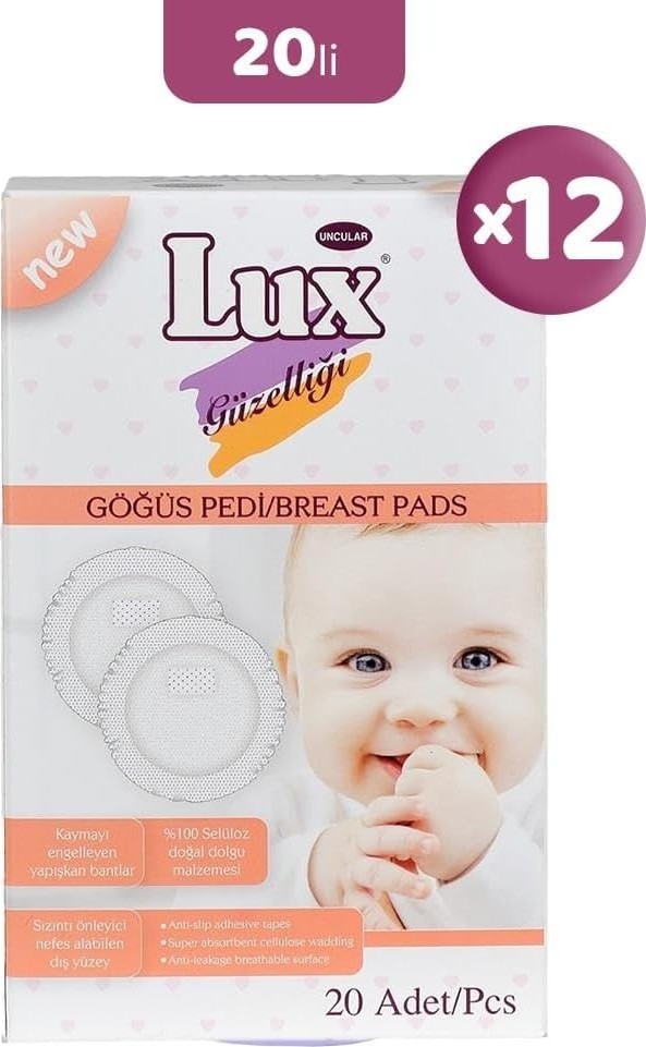 Gültekin Lux Göğüs Pedi 20' Li x 12