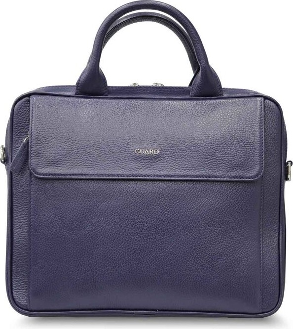 Guard Lacivert Hakiki Deri 14' Inç Laptop Çantası - GRD260418WT1598 görsel 2