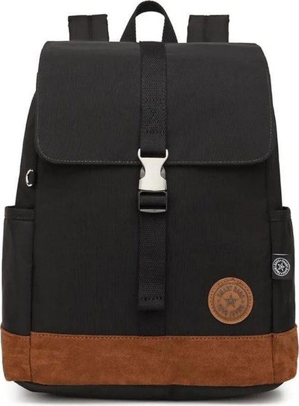 Smart Bags Süet Tabanlı Kumaş Kadın Sırt Çantası 3092 Yeşil görsel 4