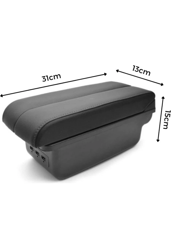 Resim Techmaster Hyundai Accent 2017-2020 Delmesiz Vidasız Kol Dayama Kolçak 