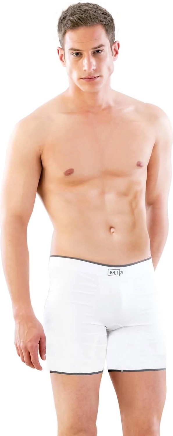 Seraviax Beyaz Mı Emay 2108 Seamless Uzun Erkek Boxer