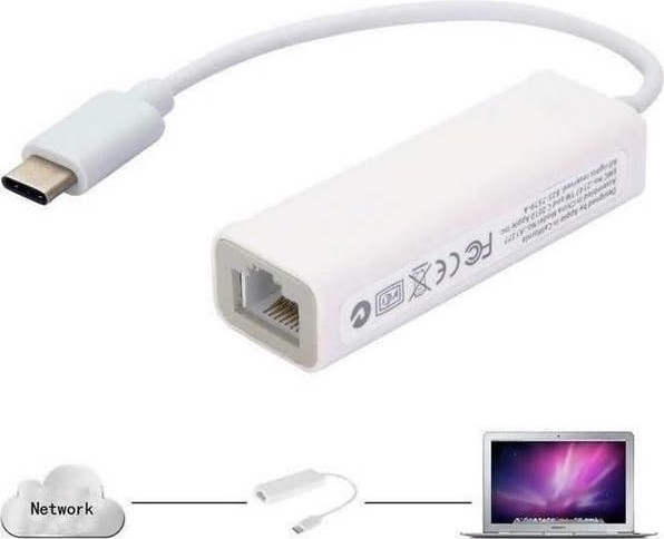 Aesco USB 3.1 Type C To Ethernet Çevirici Dönüştürücü Adaptör görsel 2