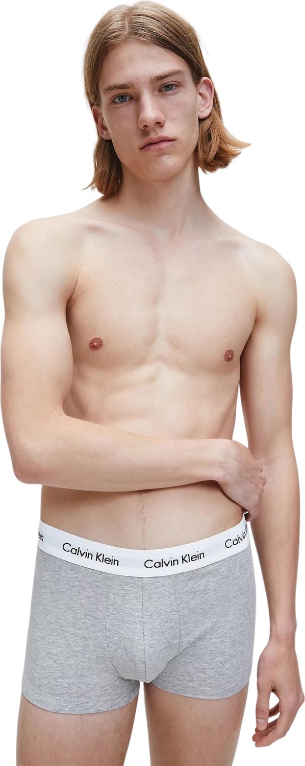 Calvin Klein Erkek Boxer U2662G 3'lü Paket Siyah - Beyaz - Gri Renk Seçenekleriyle Konforlu Kullanım görsel 4