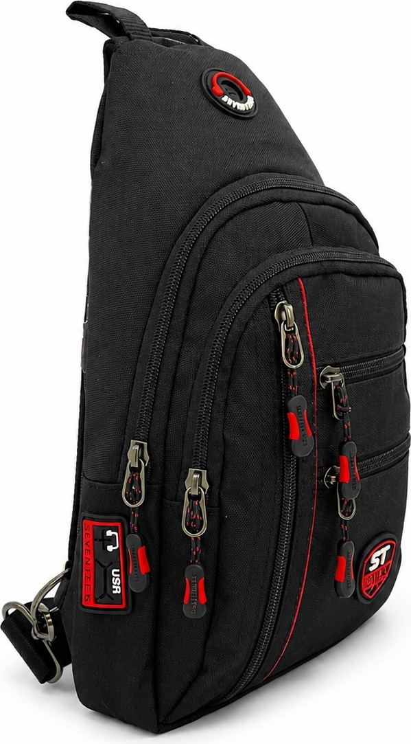 Seventeen Unisex Orta Boy Çok Gözlü Çapraz Askılı Body Bag görsel 8
