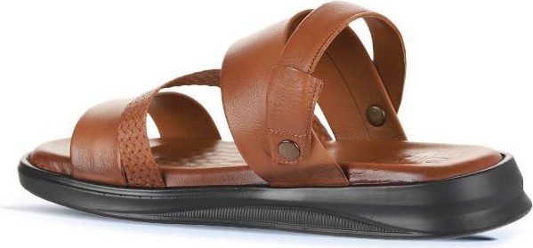 Bueno Shoes Taba Deri Erkek Sandalet 25MS2236 görsel 4
