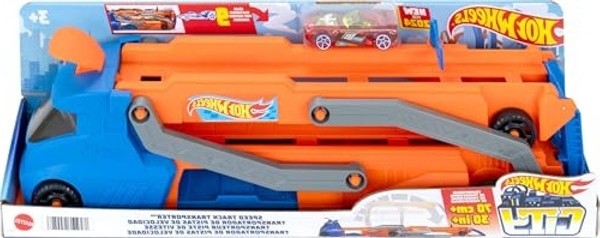 Odea Fırlatıcı ve 40 Cm'lik Pisti Olan Oyuncak Tır, 1:64 Ölçekli Araç Içerir