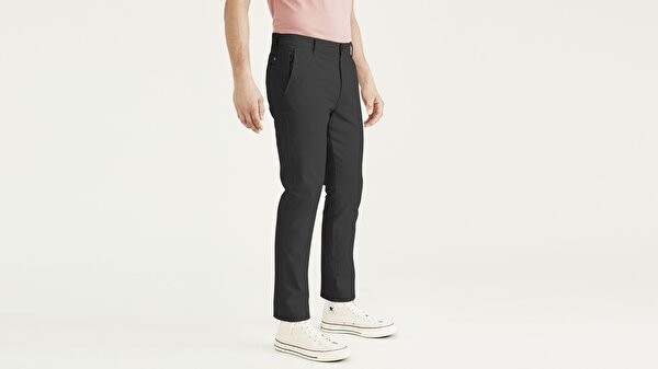 Dockers Smart 360 Flex Koyu Gri Ultimate Skinny Fit Chino Pantolon görsel 5