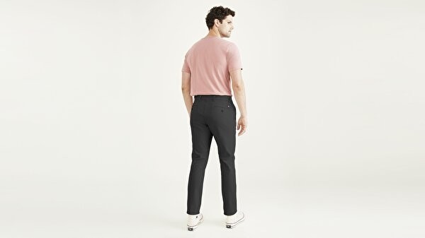 Dockers Smart 360 Flex Koyu Gri Ultimate Skinny Fit Chino Pantolon görsel 6