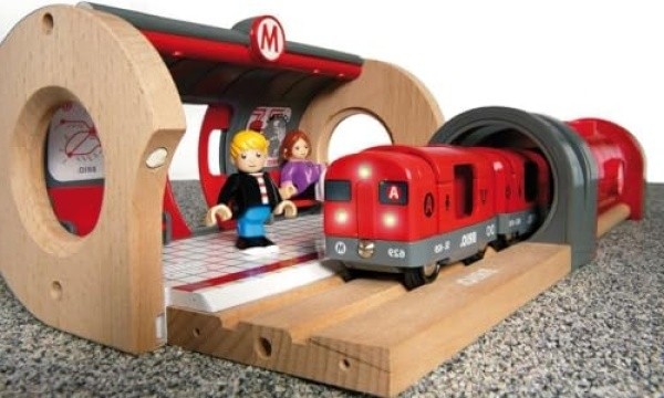 Aesco Metro Railway Seti - 3 Yaş ve Üzeri Için Eğlenceli Oyun görsel 2