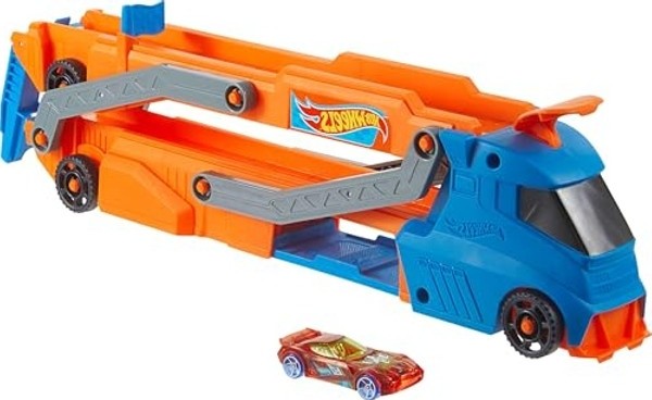 Odea Fırlatıcı ve 40 Cm'lik Pisti Olan Oyuncak Tır, 1:64 Ölçekli Araç Içerir görsel 2