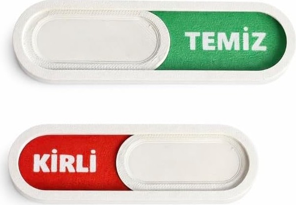 Özkaya Store Temiz Kirli Göstergesi Manyetik Magnet, Bulaşık Makinesi Için Kaydırmalı Işaretleyici