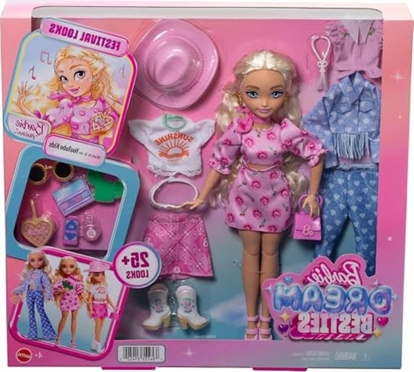 Aesco Barbie Dream Festival Kombinleri Seti, 10'dan Fazla Kıyafet ve Aksesuar görsel 3