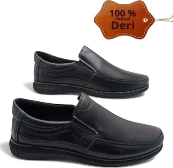 Magic Shoes Erkekler İçin Magic Shoes Klasik Mevsimlik Baba Ayakkabısı Düz Tabanlı 100% Orijinal Deri görsel 5
