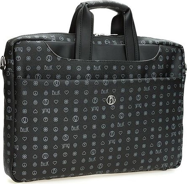 Bilik Deri Monogram Kadın Laptop & Evrak Çantası görsel 2