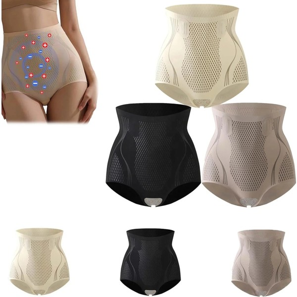 Sauna Suit Kadın Iyonizer Dikişsiz Yüksek Bel Korse Külot, V-Control Toparlayıcı Popo Sıkılaştıran Külot Korse görsel 3
