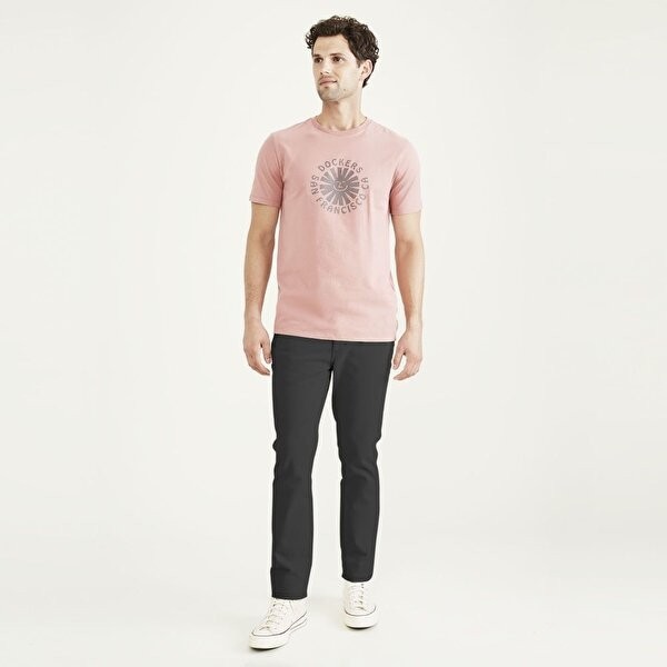 Dockers Smart 360 Flex Koyu Gri Ultimate Skinny Fit Chino Pantolon görsel 4