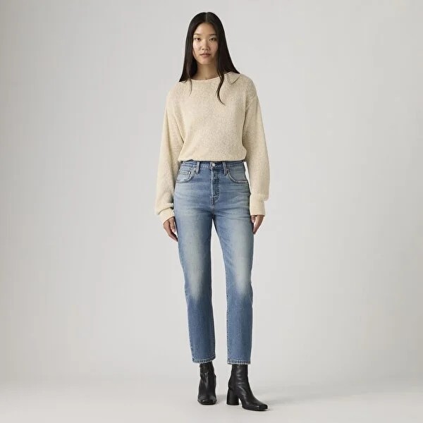 Levi's 501® Crop Kadın Jean Pantolon - Roaming On Two görsel 5