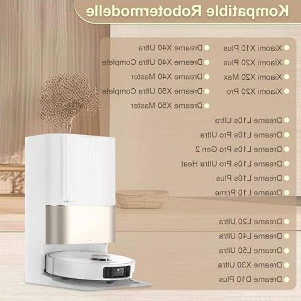 Die Grup Büyük Kapasiteli 12 Toz Torbası | Uyumluluk Için Xiaomi X10+ X20+ Modelleri görsel 2