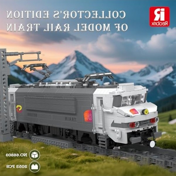 Aesco Fransız Elektrikli Tren Modeli, 66803 Demiryolu Yapı Seti görsel 2