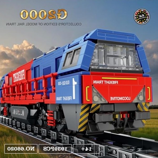 Aesco 66021 Yük Treni Montaj Seti, 1980 Parça Detaylı Model Yapımı