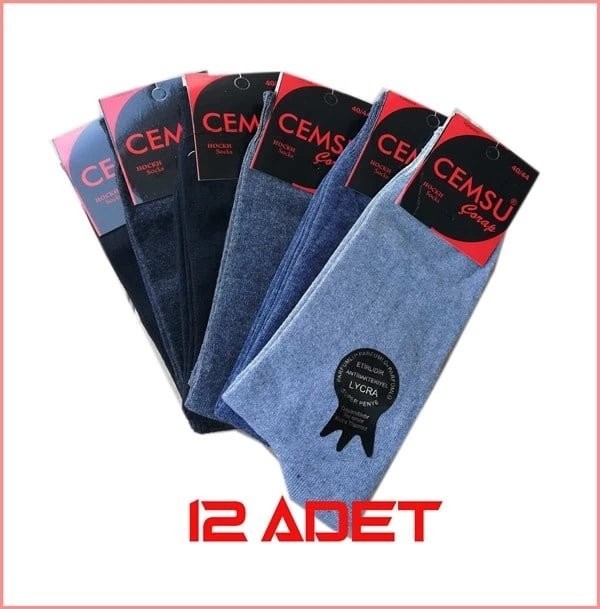 Belle Vista Cemsu Erkek Çorabı 12 Adet