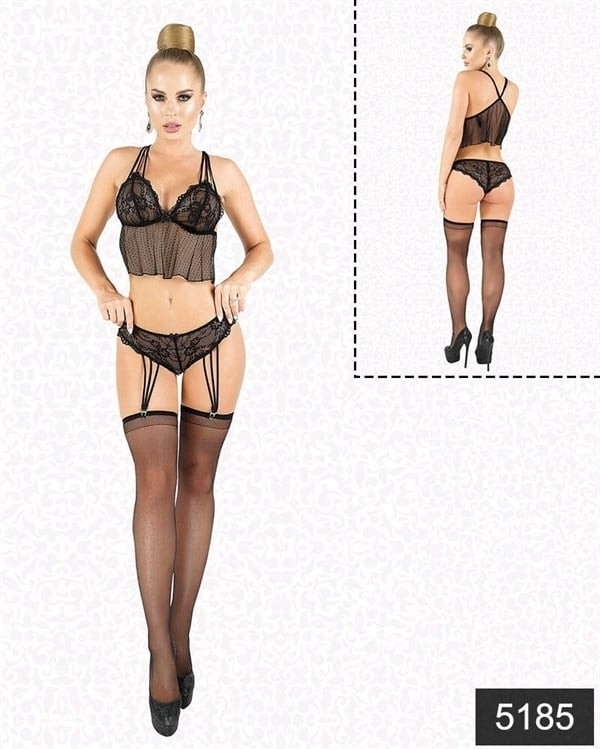 Aesco Jartiyerli Büstiyer Set