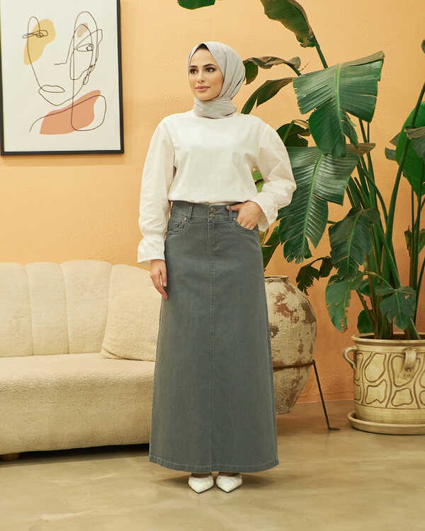 Neways 2058-DENIM Etek Gri görsel 5