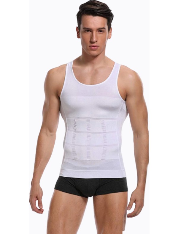 Fitform Giyim Erkek Atlet Korse Bel Göğüs Göbek Toparlayıcı Siyah Korse görsel 8