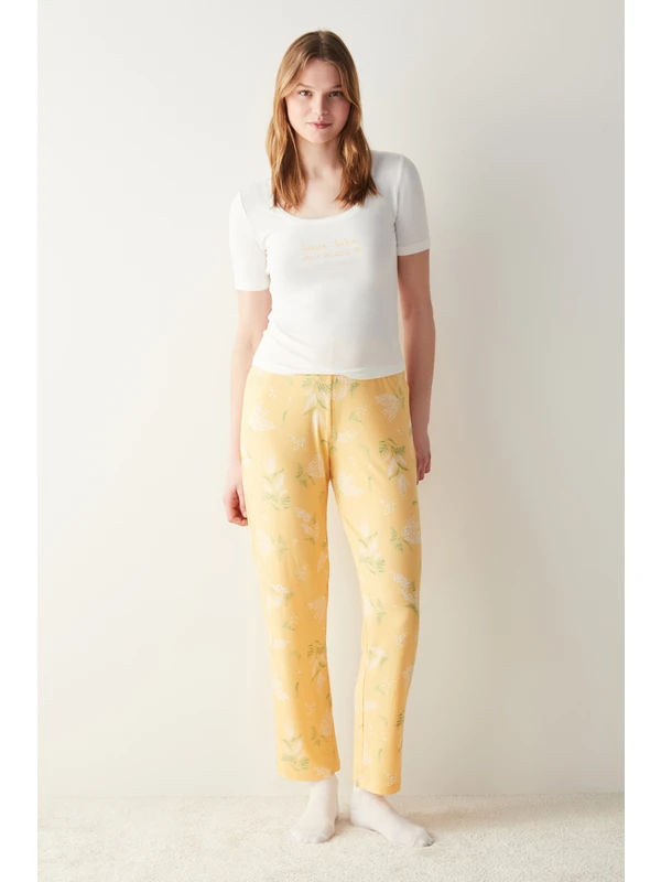 Penti Dahlia Çok Renkli Pantolon Pijama Takımı