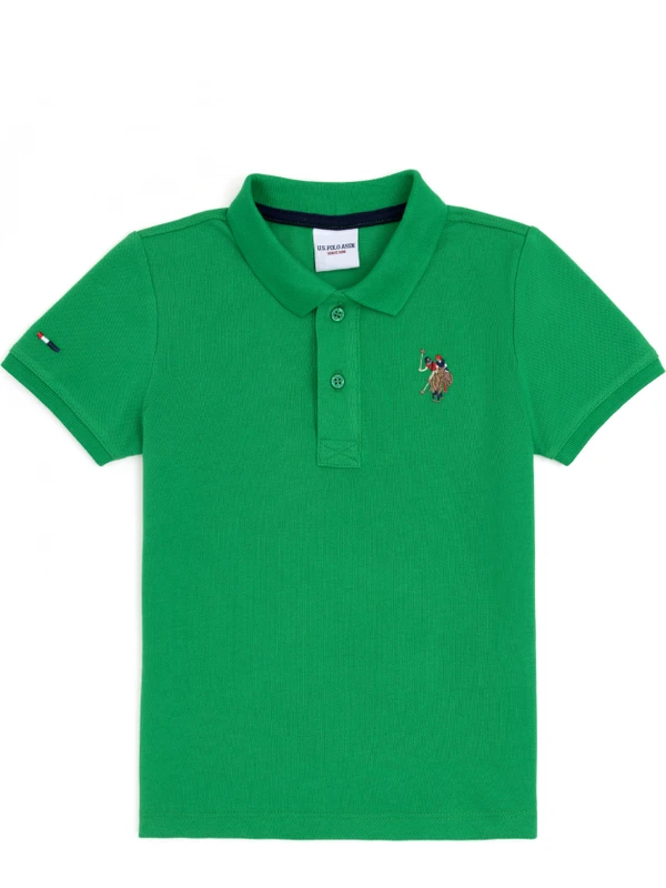 U.S. Polo Assn. Erkek Çocuk Elma Yeşili Tişört Basic 50284814-VR020