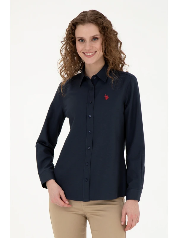 U.S. Polo Assn. Kadın Lacivert Gömlek Basic 50288851-VR033