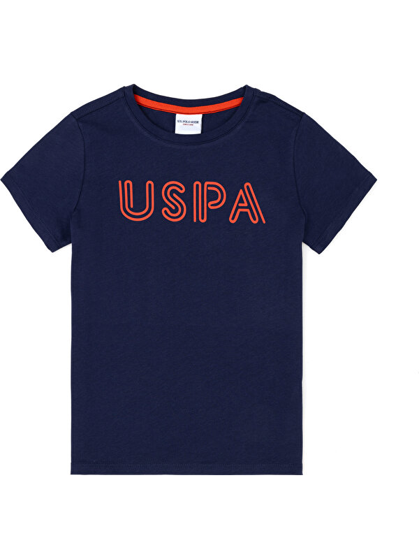 U.S. Polo Assn. Erkek Çocuk Lacivert Tişört Basic 50284813-VR033