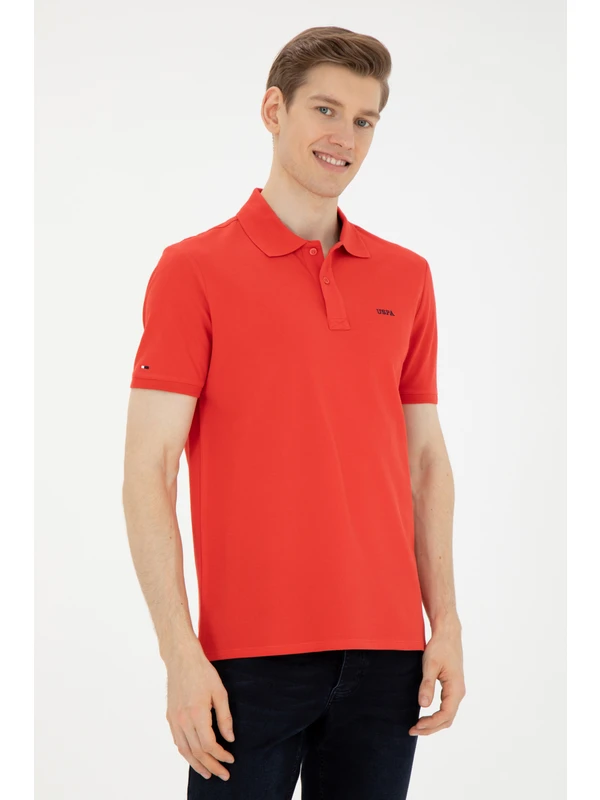 U.S. Polo Assn. Erkek Kırmızı Tişört Basic 50284641-VR030