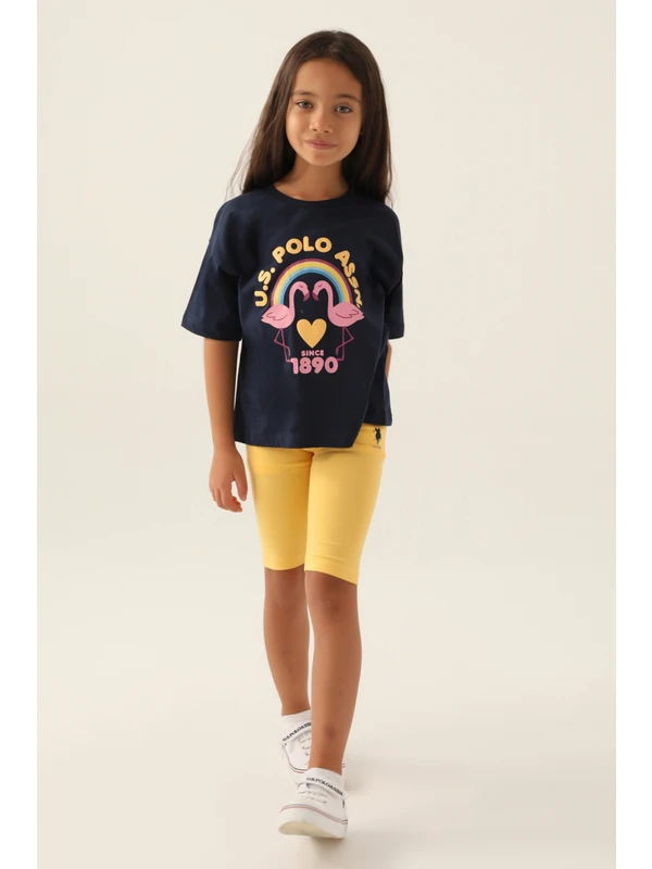 U.S. Polo Assn. Kız Çocuk Lacivert Pijama Takım 50290956-VR033