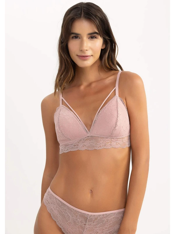 DeFacto Fall in Love Dantelli Pedli Triangle Bralet	 R6569AZ24SP